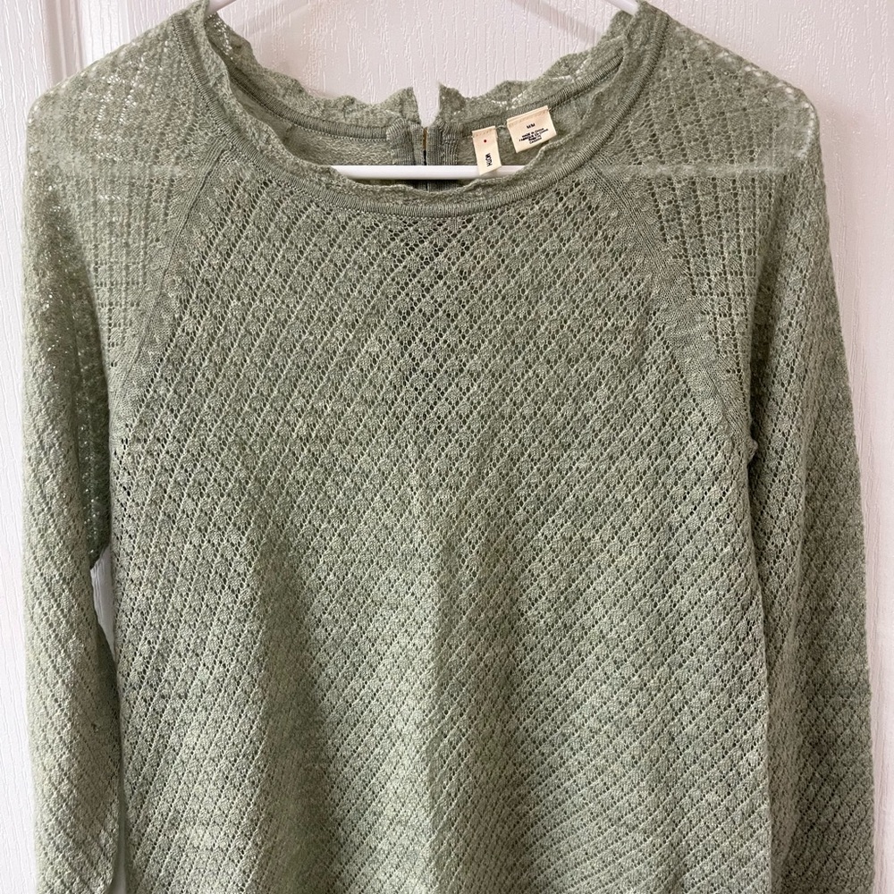 MOTH By Anthropology 100% Wool Top Size M/M
